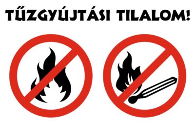 Tűgyújtási tilalom van a Kisoroszi Szigetcsúcson