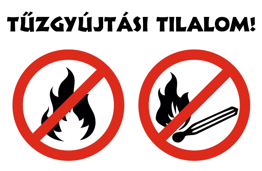 Tűgyújtási tilalom van a Kisoroszi Szigetcsúcson
